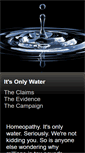 Mobile Screenshot of itsonlywater.org